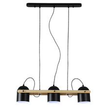 Maverick Rubberwood 3 Light Bar Pendant